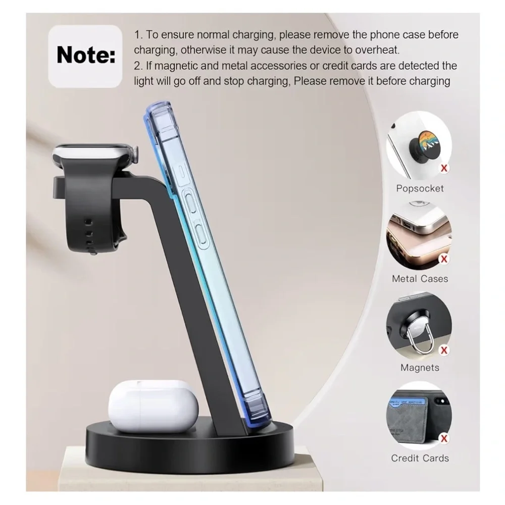 3 in 1 Apple Charging Stand